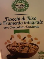Fiocchi di riso e frumento integrale con cioccolato fondente