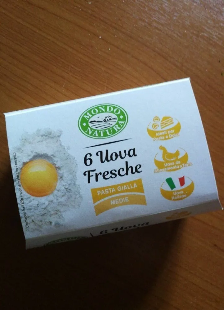 Uova pasta gialla