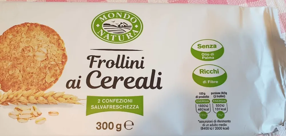Frollini ai cereali