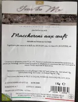 Maccheroni aux oeufs