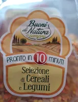 Selezione di cereali e legumi