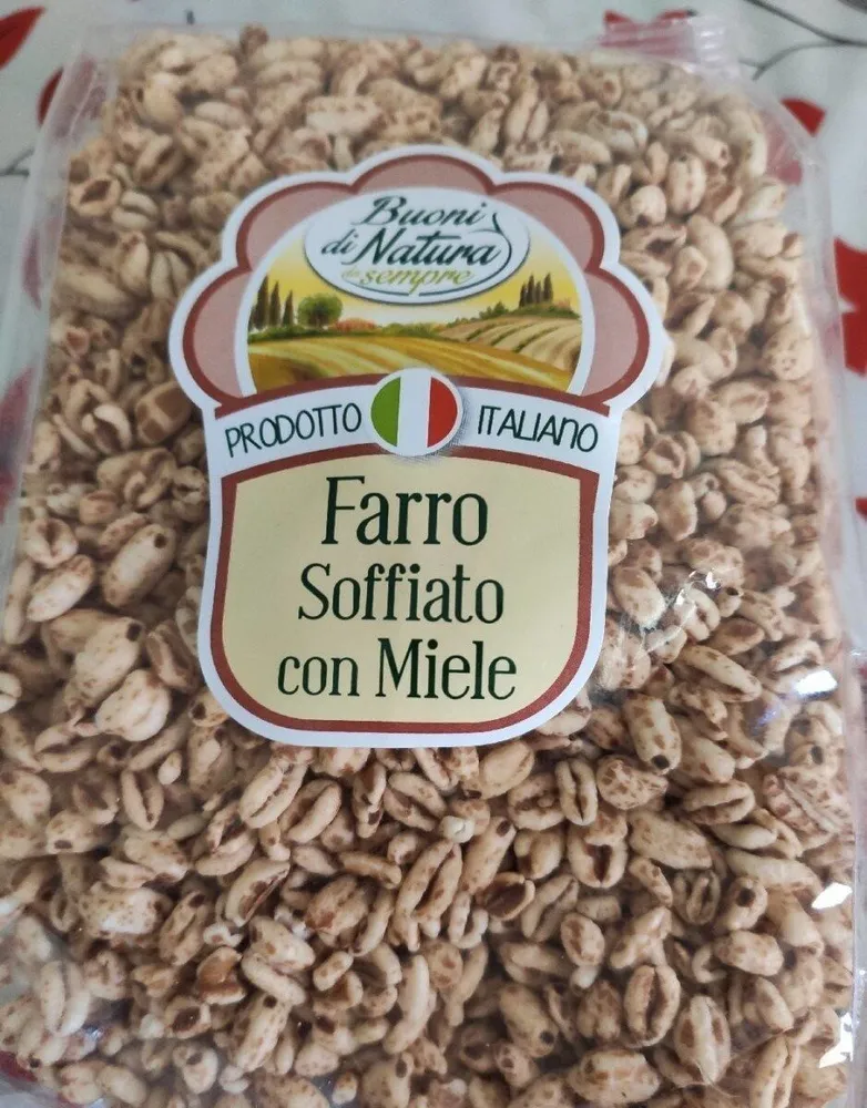 Farro soffiato con miele