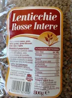 Lenticchie Rosse Intere