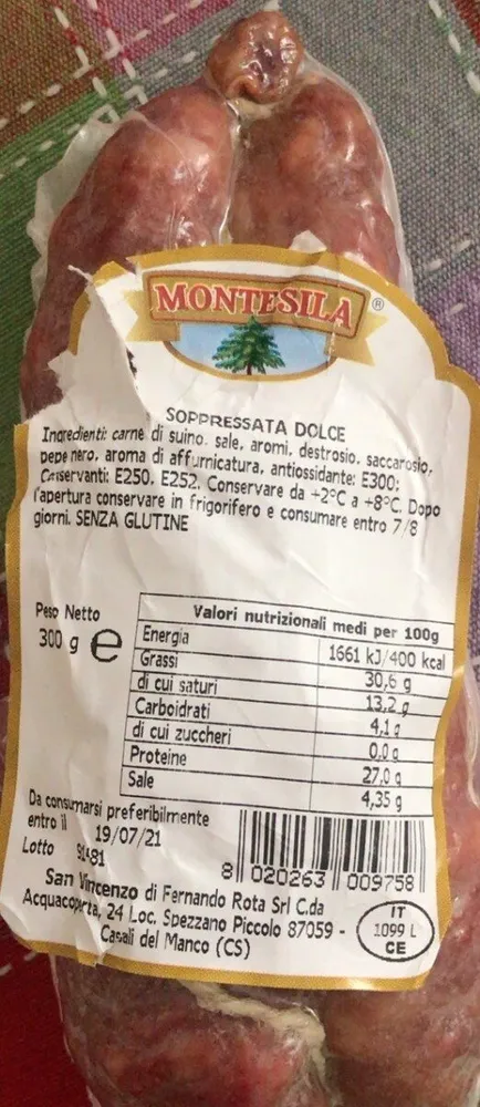 Soppressata dolce