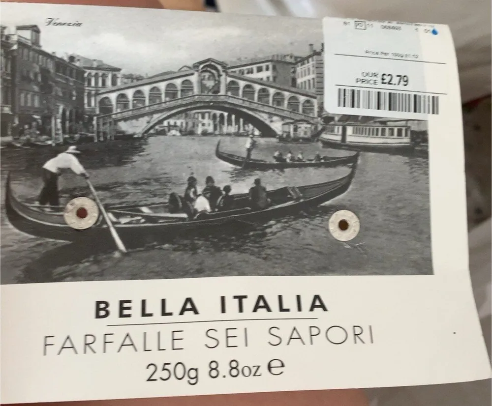 Farfalle sei sapori