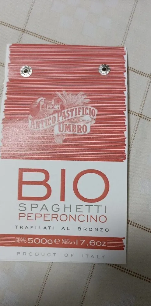 Spaghetti bio al peperoncino