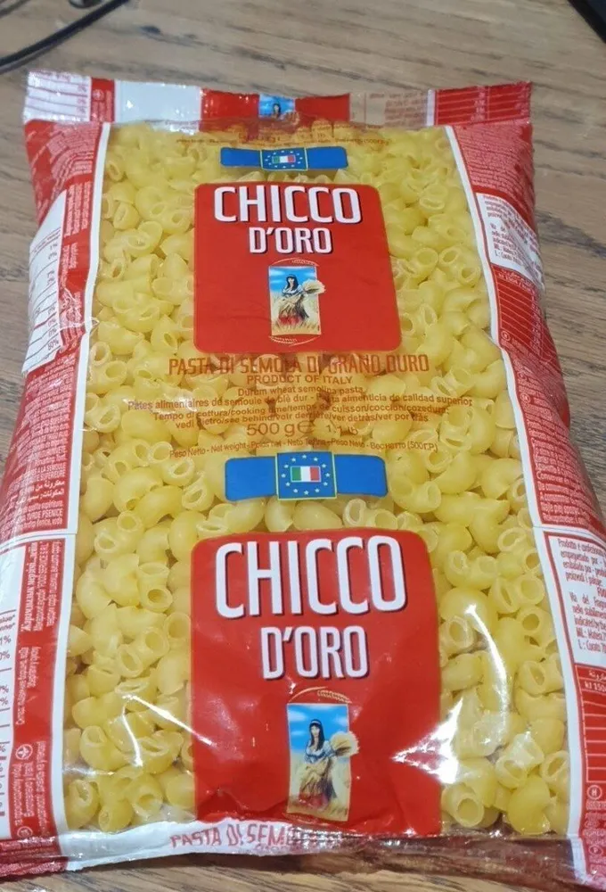 Pâtes alimentaires de semoule de blé dur