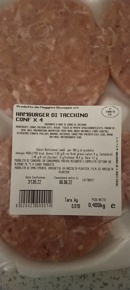 Hamburger di tacchino