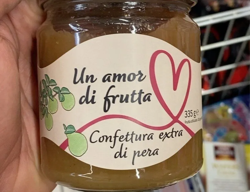 Un amor di frutta confettura pera