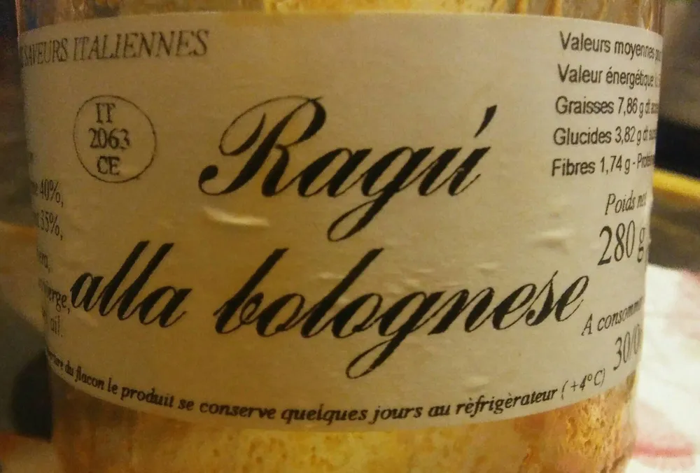 Ragu alla bolognese