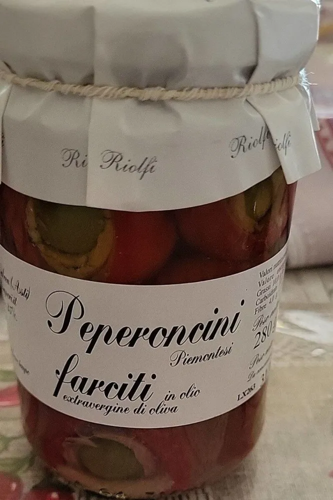 Peperoncini Piemontesi Farciti in olio extravergine di oliva