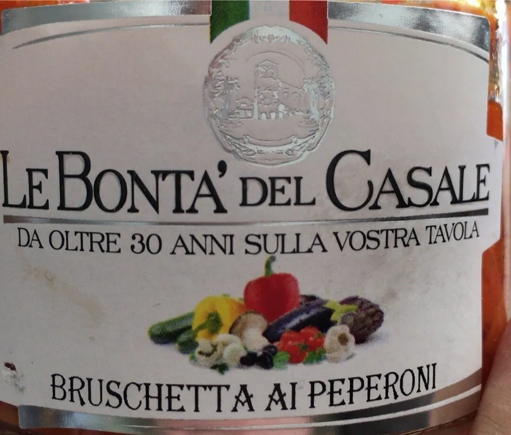 Bruschetta al peperoni
