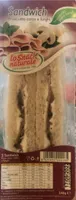 Sandwich prosciutto cotto e funghi