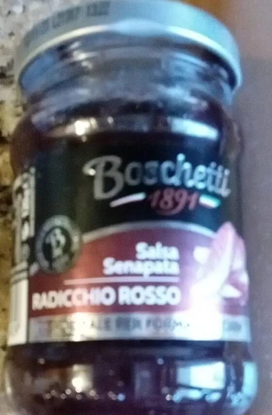Salsa senapata radicchio rosso