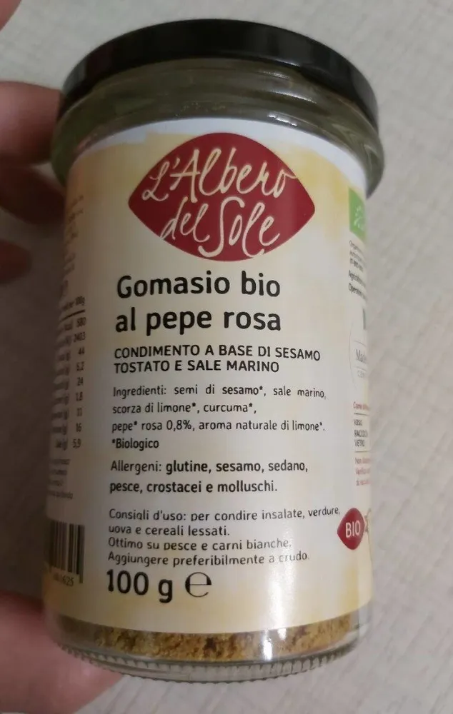 Gomasio bio al pepe rosa