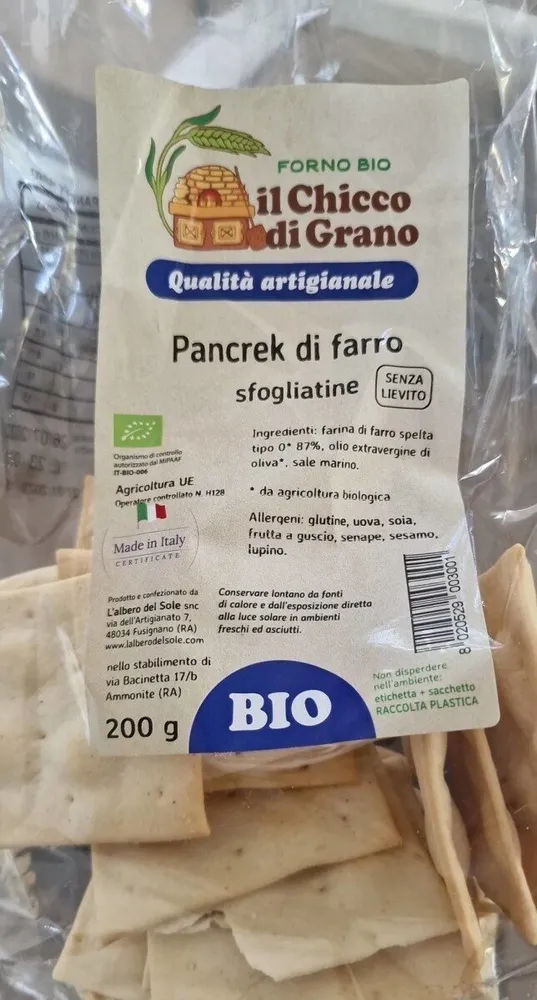 Pancrek di farro