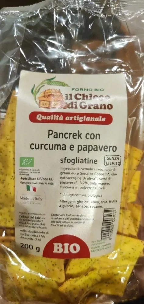 Pancrek con curcuma e papavero