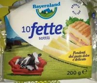 Fettine di formaggio fuso