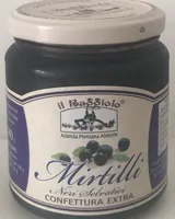 Confettura extra di mirtilli neri selvatici