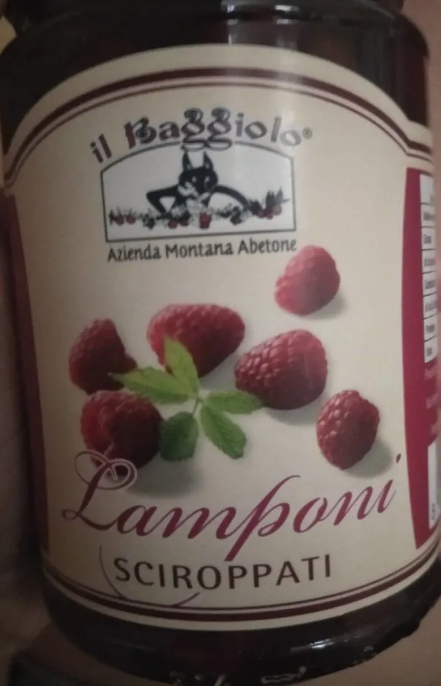 Lamponi sciroppati