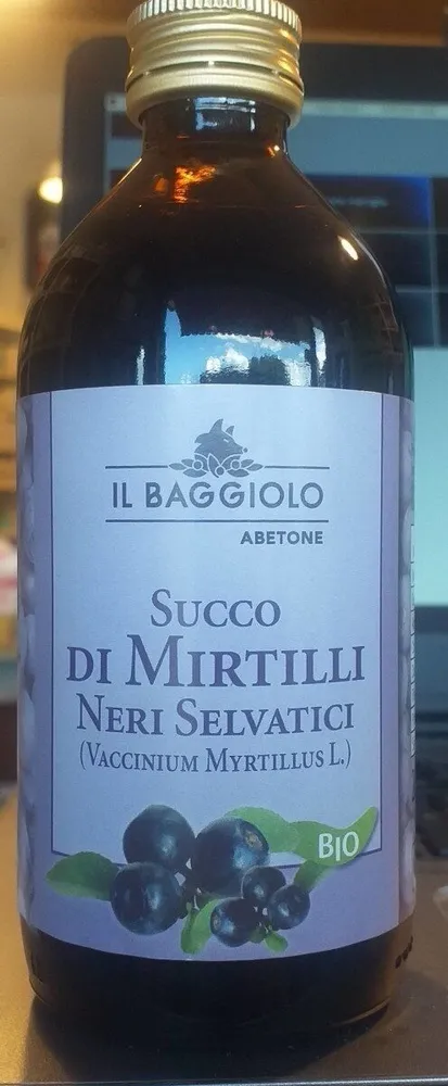 Succo di Mirtilli Neri Selvatici