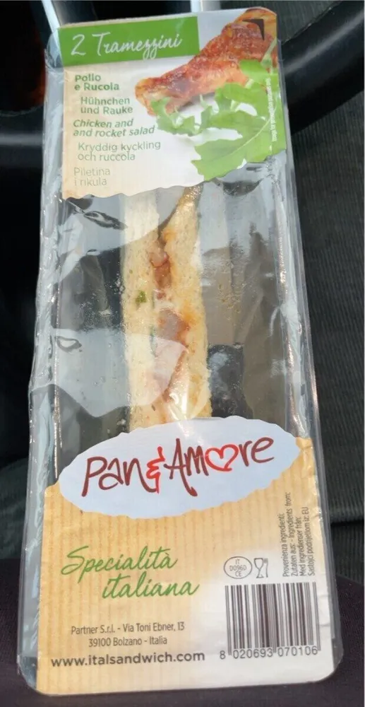 Tramezzino Pollo e Rucola, Chicken Sandwich