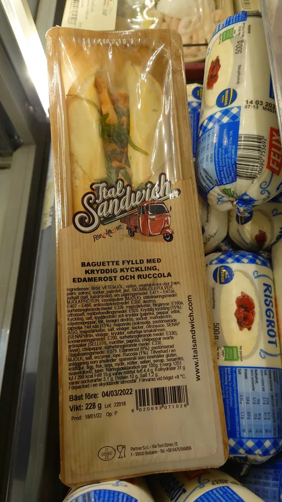 Kycklingbaguette