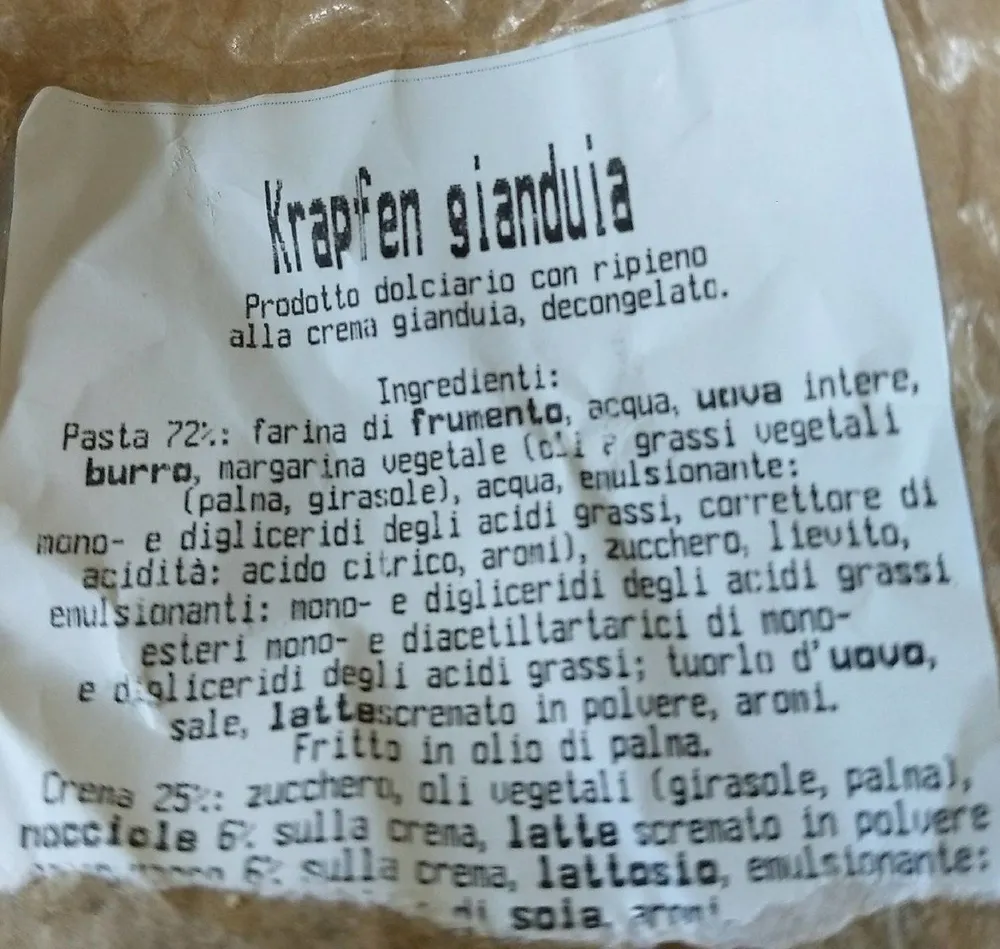 Krapfen Gianduia