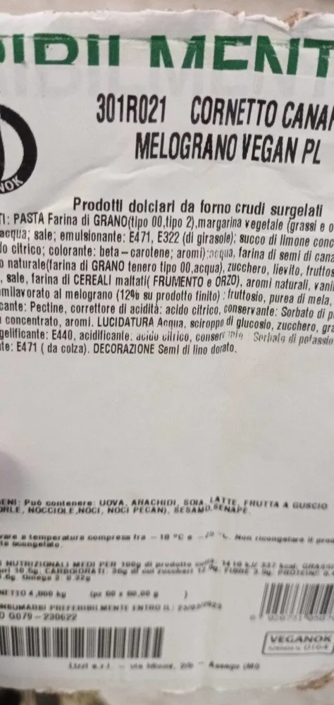 Cornetto vegano