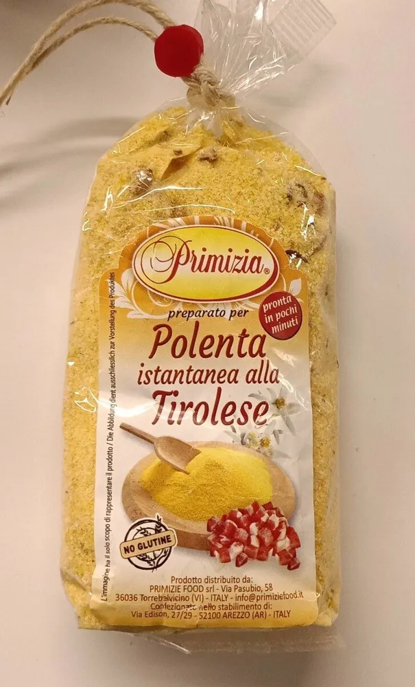 Preparato per polenta istantanea tirolese