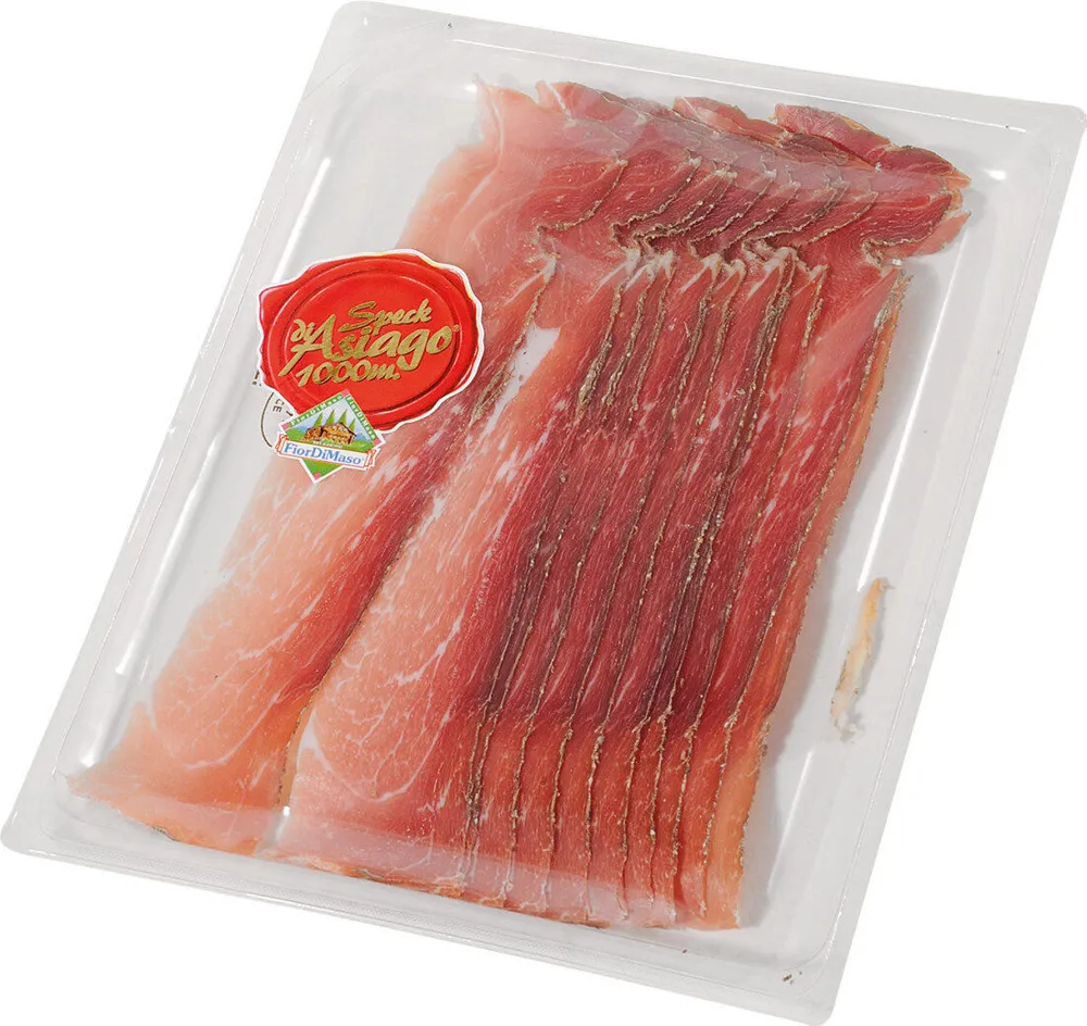 Speck affettato di asiago