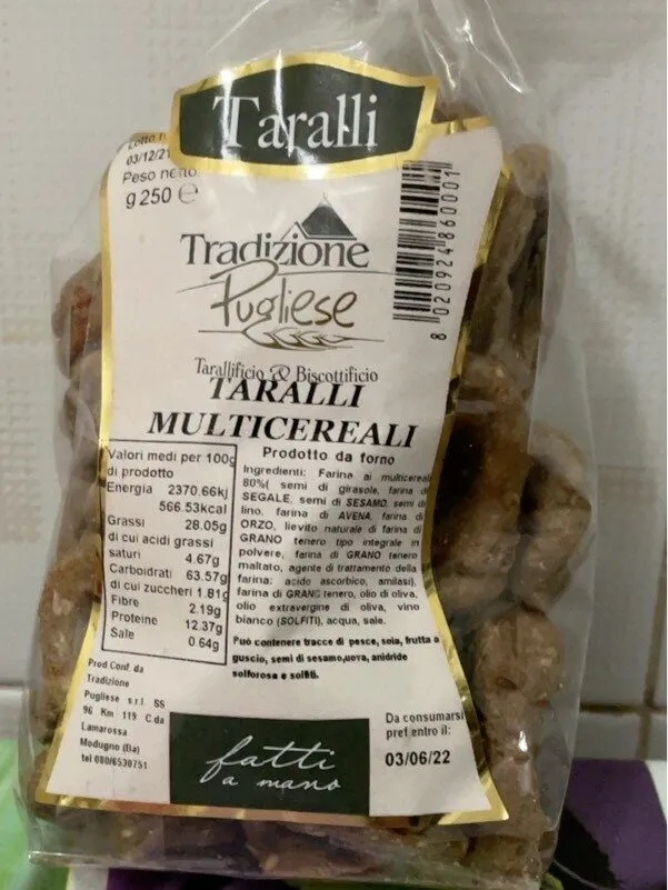 Taralli multicereali