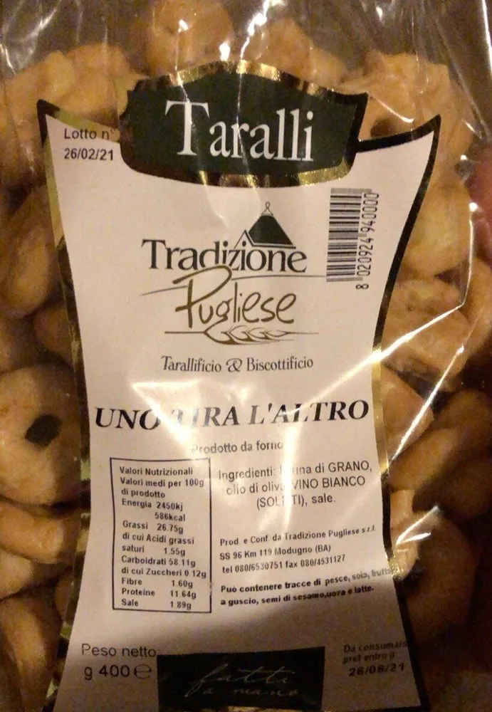 Taralli uno tira l’altro