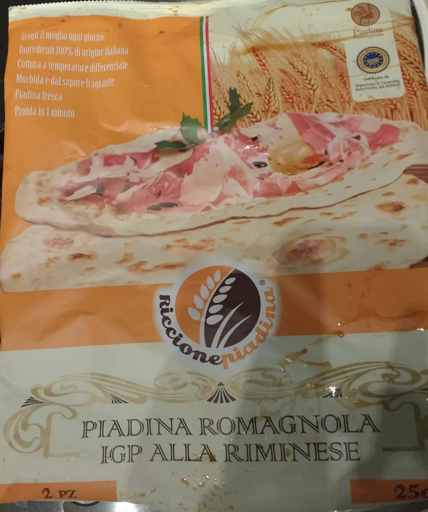 Piadina alla romagnola I.G.P. alla riminese