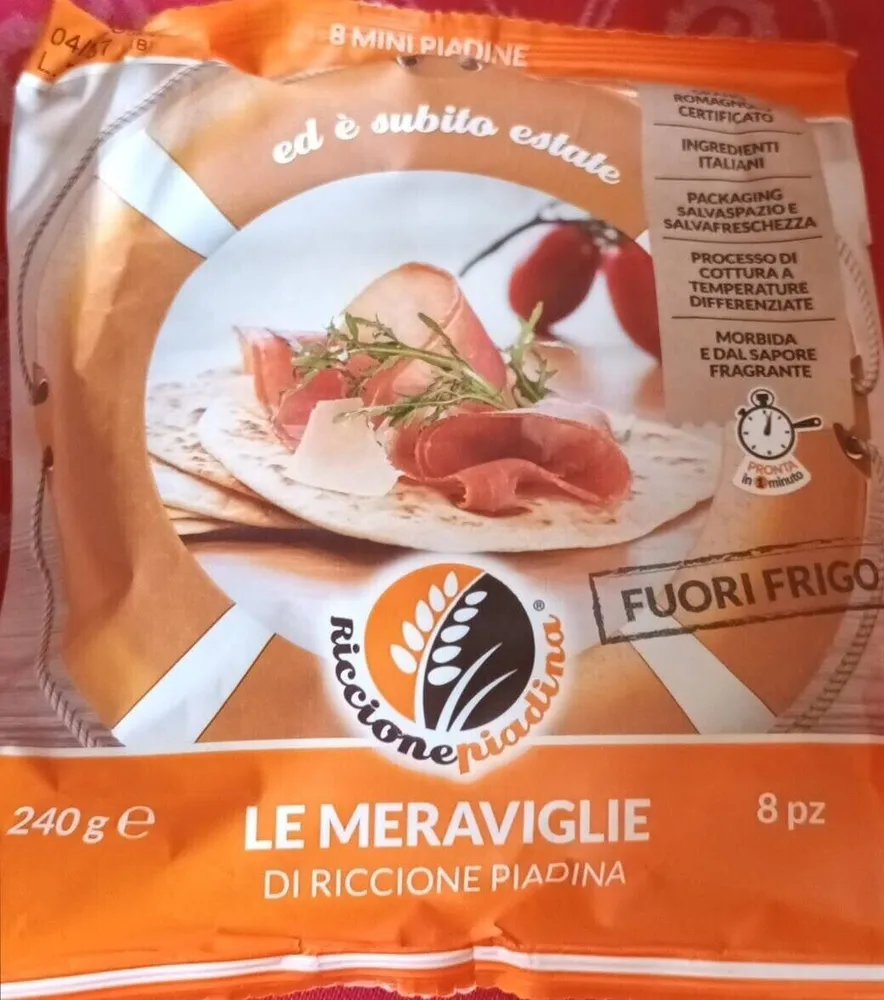 Le meraviglie di riccione facile piadina