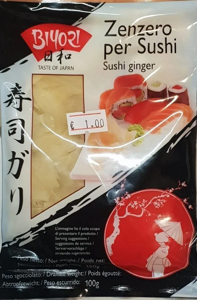 Zenzero per sushi