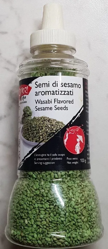 Armi di sesamo aromatizzati Wasabi