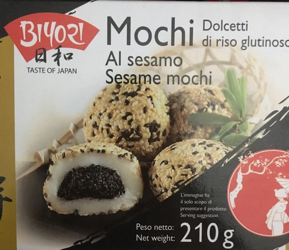 Mochi al sesamo