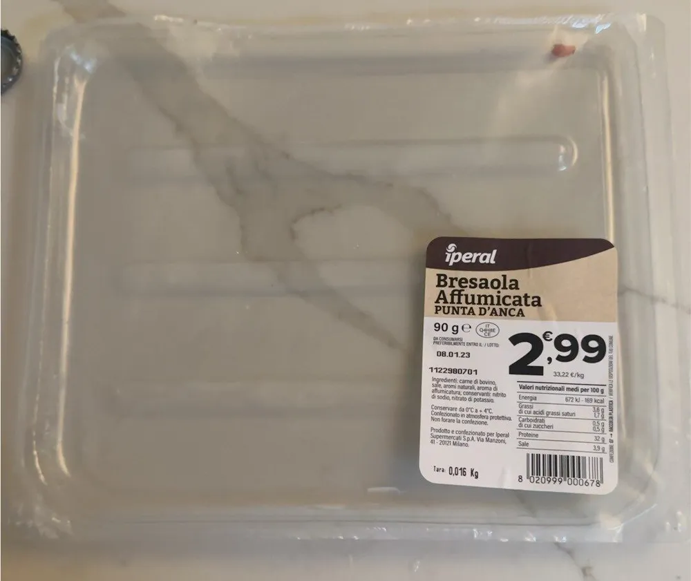 Bresaola affumicata