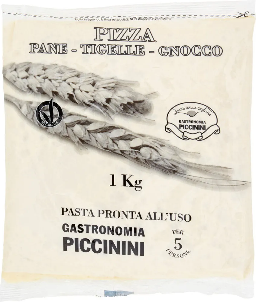 Gastronomia piccininIGPizza pane tigelle gnocco