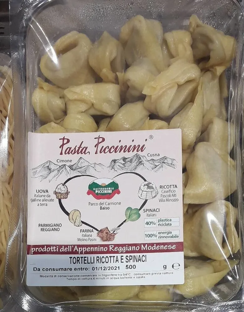Tortelli ricotta e spinaci