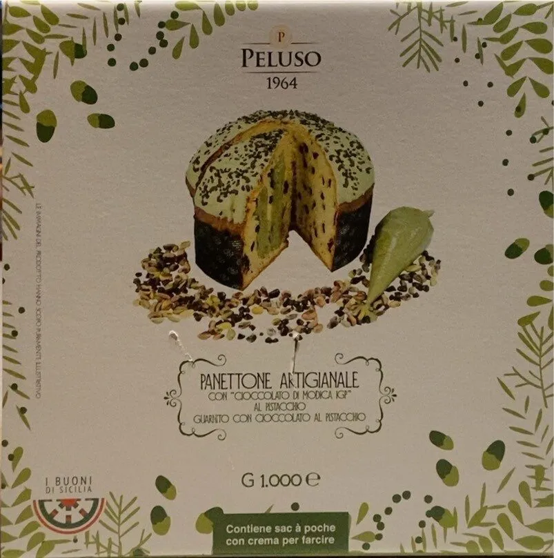 Panettone Artigianale Cioccolato e Pistacchio