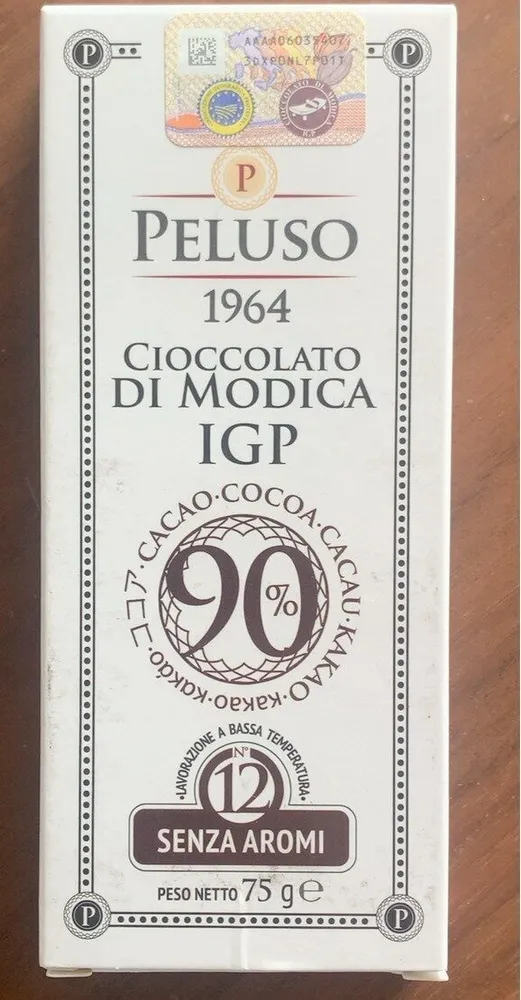 Cioccolato di modica IGP 90