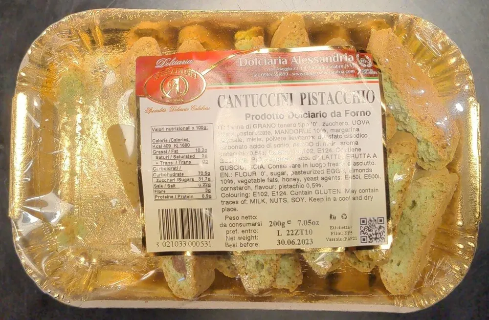 Cantuccini Pistacchio