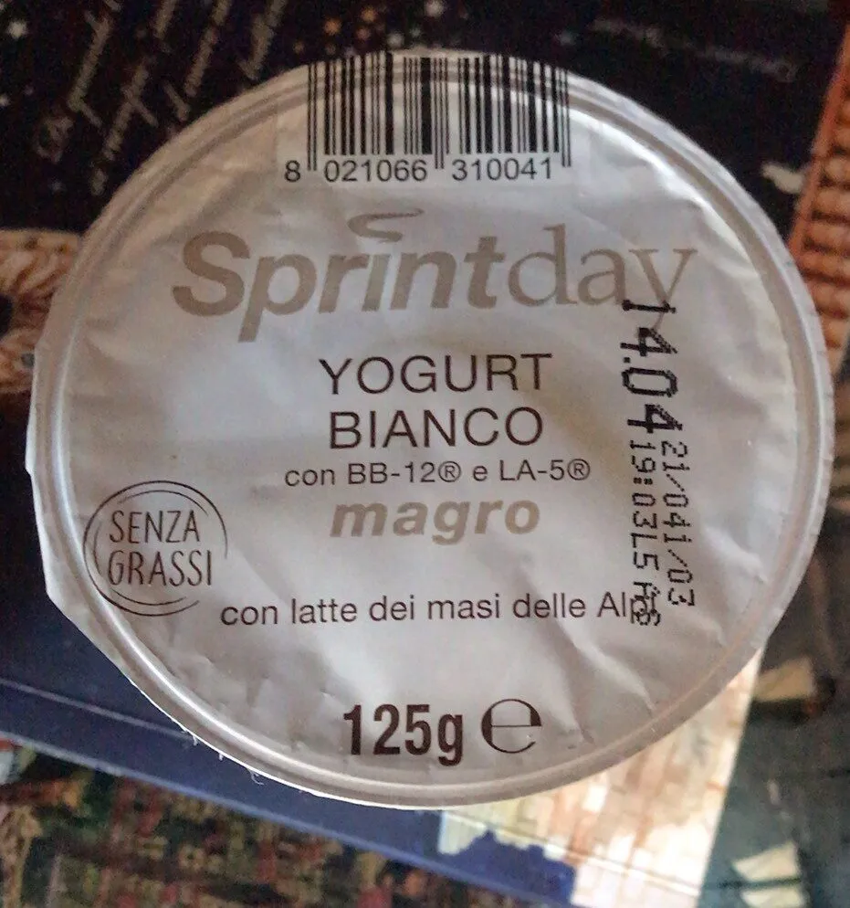 Sprintday yogurt magro bianco