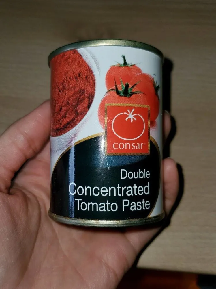Double concentrated tomato paste