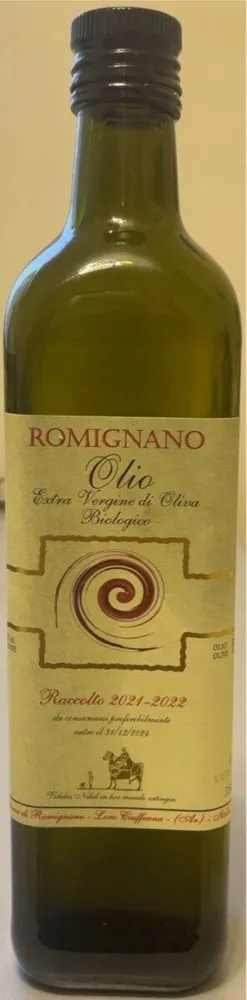 Olio Extra Vergine di Oliva Biologico