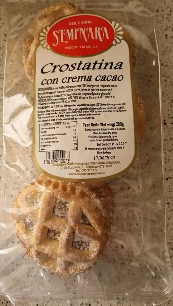 Crostatina con crema cacao