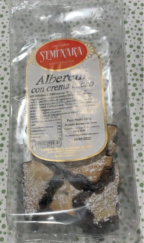 Alberelli con crema al cacao