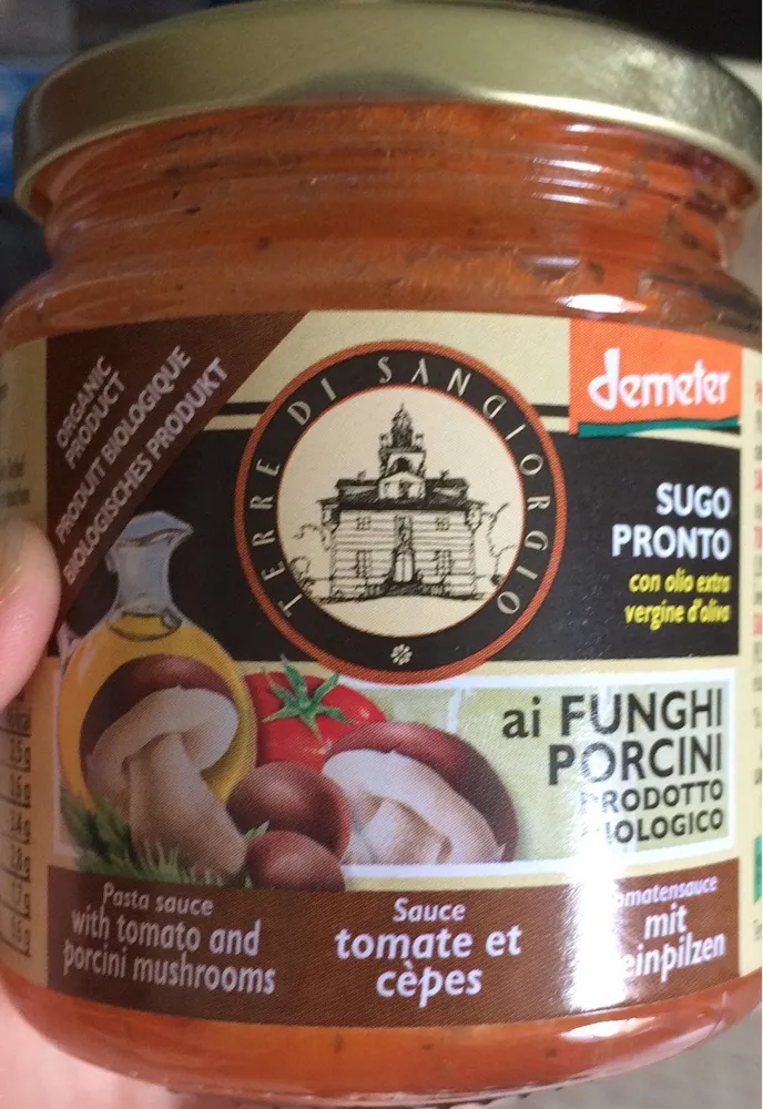 sauce tomate et cèpes